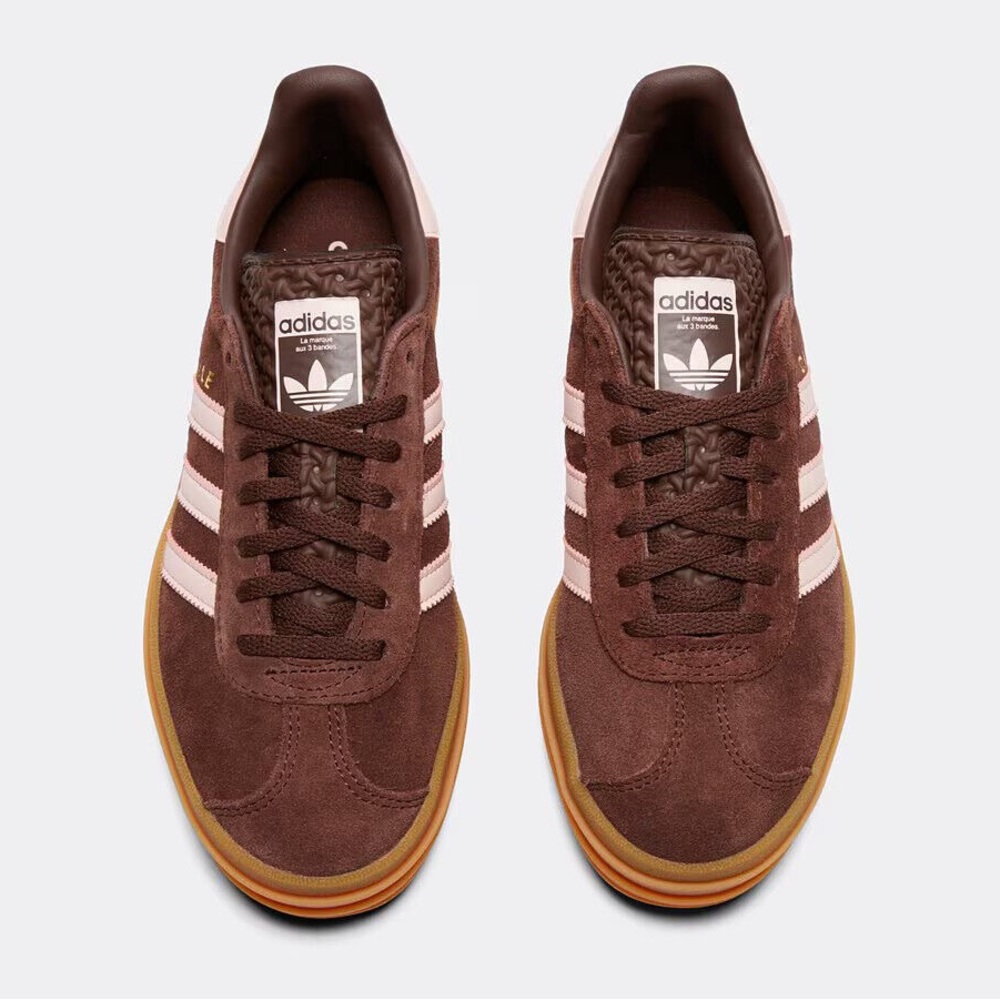 SOLD!!!! adidas Originals Gazelle Bold Women's Brown and Pink Sneakers